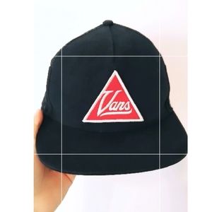 Vans Red And Navy Blue Hat ( Unisex )